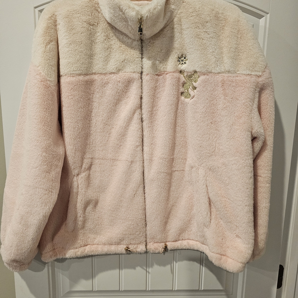 Disney Pink and Cream Fleece Jacket